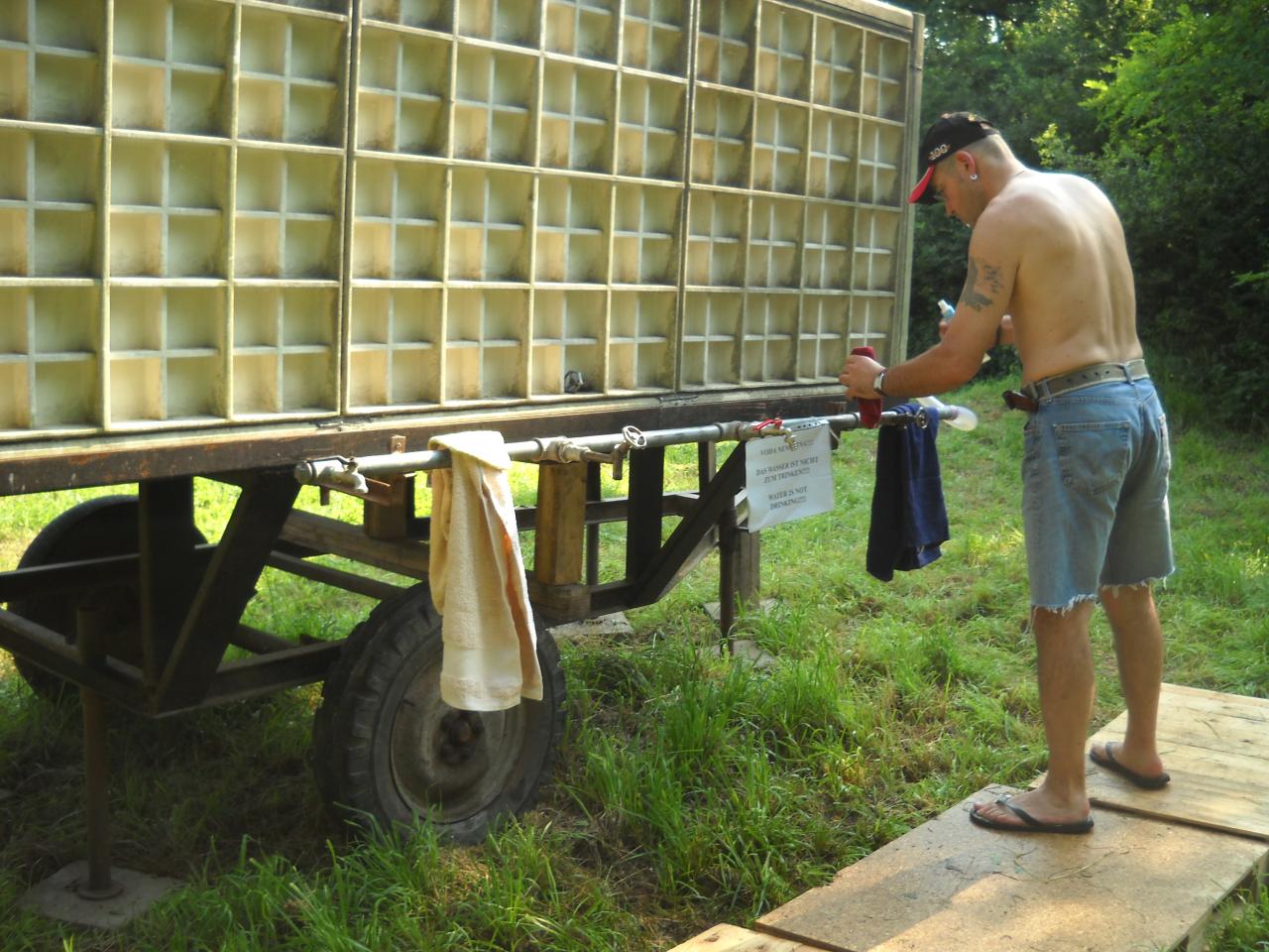 Les sanitaires du camping!